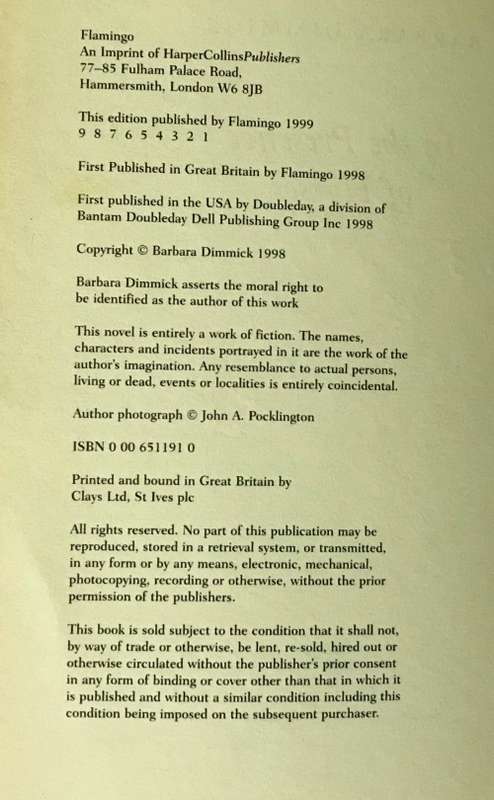 IN THE PRESENCE OF HORSES BARBARA DIMMICK 1998 Haunting novel of Emotional Healing & Self Discovery