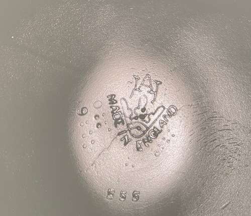 PYREX COOKWARE DISH / BOWL ABSTRACT PATTERN 1969 ENGLAND JAJ - JAMES A. JOBLING CASSEROLE BAKING.