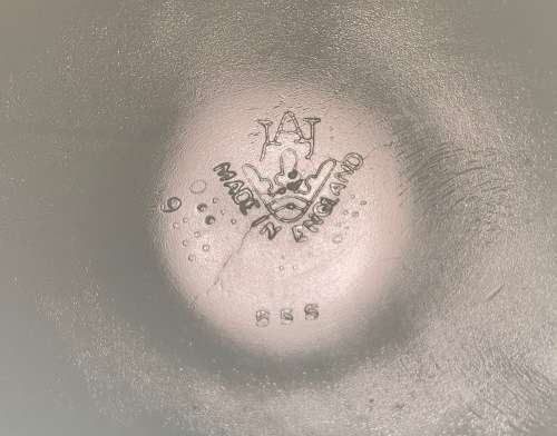 PYREX COOKWARE DISH / BOWL ABSTRACT PATTERN 1969 ENGLAND JAJ - JAMES A. JOBLING CASSEROLE BAKING.