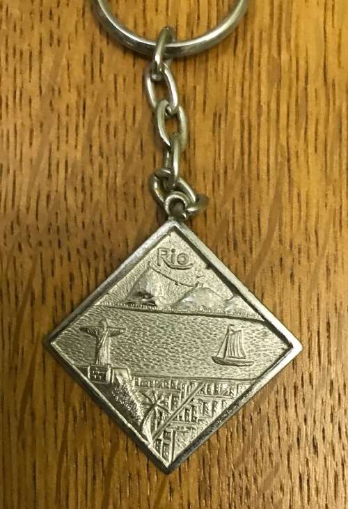 KEYRINGS x 2 - UAE + CAMEL centre ring - RIO BRASIL - KEY RINGS - YACHT - Christ the Redeemer STATUE