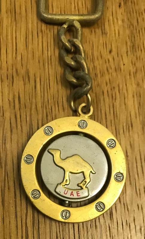 KEYRINGS x 2 - UAE + CAMEL centre ring - RIO BRASIL - KEY RINGS - YACHT - Christ the Redeemer STATUE