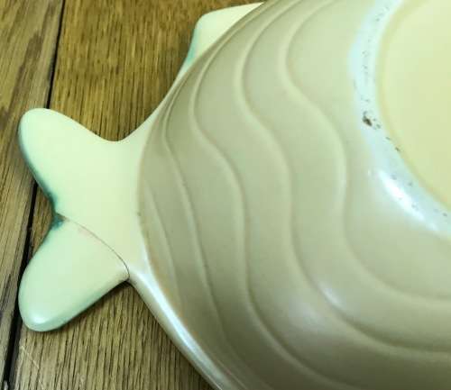FISH SHAPED SERVING TUREEN - DISH - BOWL with lid!!! SHORTER & SON - Stoke-onTrent ENGLAND- Read...