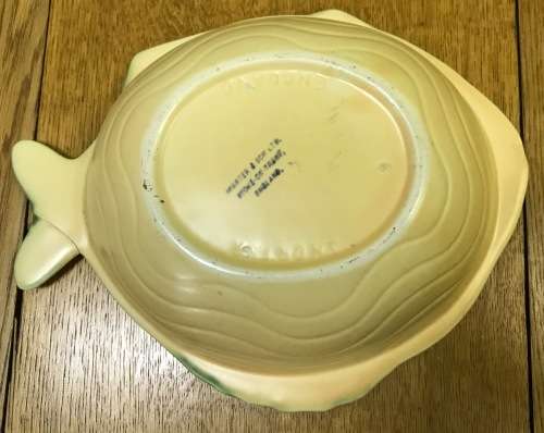 FISH SHAPED SERVING TUREEN - DISH - BOWL with lid!!! SHORTER & SON - Stoke-onTrent ENGLAND- Read...
