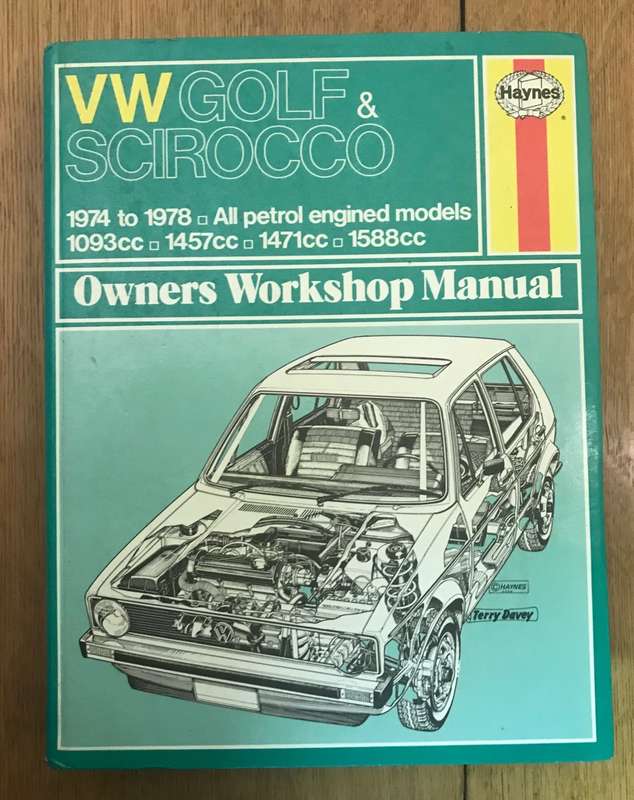 VW GOLF & SCIROCCO OWNERS WORKSHOP MANUAL 1974-78- Author HAYNES & KINCHIN - HAYNES Publishing