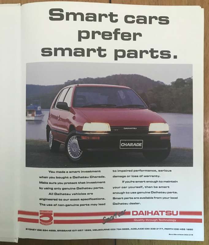 CHARADE (GREGORY`S) SERVICE & REPAIR MANUAL 1980-1991 3 & 4 CYLINDER No. 254 - 1991