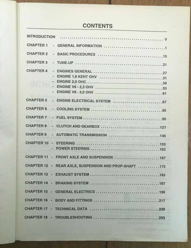 FORD SIERRA OWNERS WORKSHOP MANUAL 1983-89  TECHNIBOOKS Publishing Sedan & Station Wagons