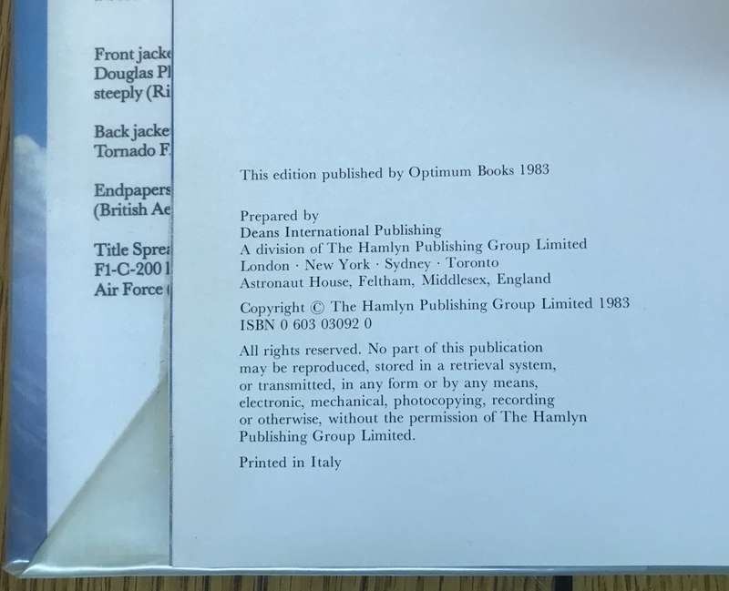 FIGHTER AIRCRAFT Michael J. Taylor OPTIMUM BOOKS 1983 - HELICOPTERS - BOMBERS - R.A.F. - BOEINGS