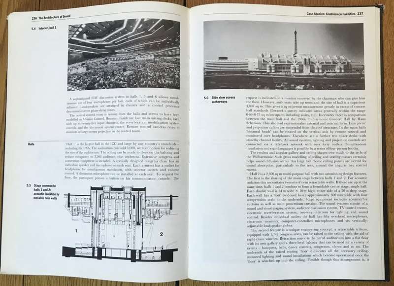 THE ARCHITECTURE OF SOUND - DESIGNING PLACES OF ASSEMBLY - PETER LORD - DUNCAN TEMPLETON - 1986.
