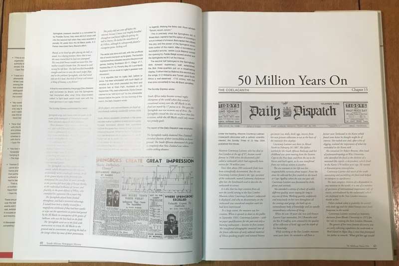 A Newspaper History of SOUTH AFRICA new edition - JOHN CAMERON-DOW - 2007 1st Ed. CHARLIZE THERON!!