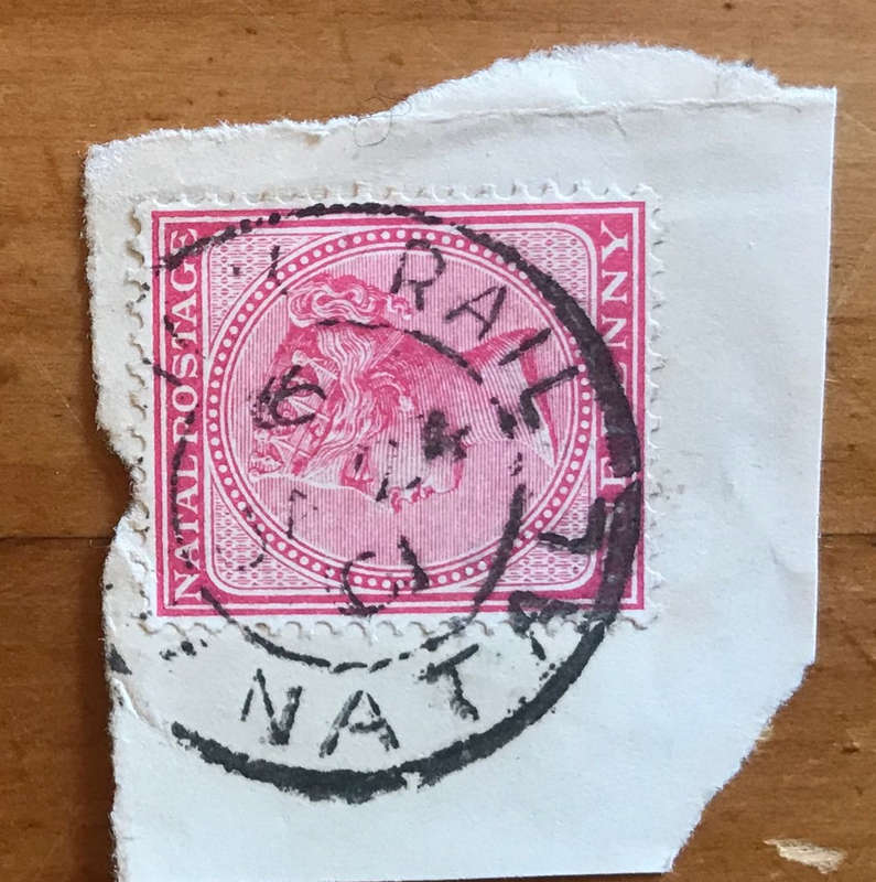 NATAL POSTMARKS x 12 1899 - 1906 BERGVILLE DUNDEE ESTCOURT LADYSMITH MOOI RIVER ROSETTA UMZINTO