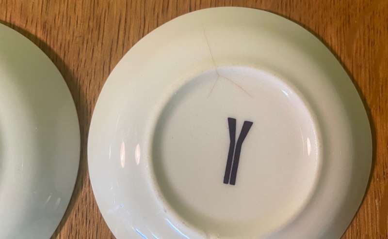SMALL PLATES x 3 - "THE THREE SHIPS" - TRINKET DISHES / BOWLS - SAILING SHIPS.