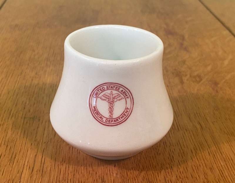 UNITED STATES ARMY MEDICAL DEPARTMENT BOWL - Sterling Vitrified China - EAST LIVERPOOL - OHIO - USA