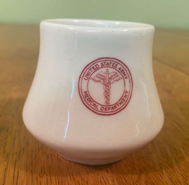 UNITED STATES ARMY MEDICAL DEPARTMENT BOWL - Sterling Vitrified China - EAST LIVERPOOL - OHIO - USA