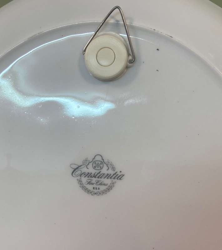 PILGRIMS REST PORCELAN PLATE - CONSTANTIA Fine China - RSA - SABS - SOUVENIR - GOLD PANNING - TVL.