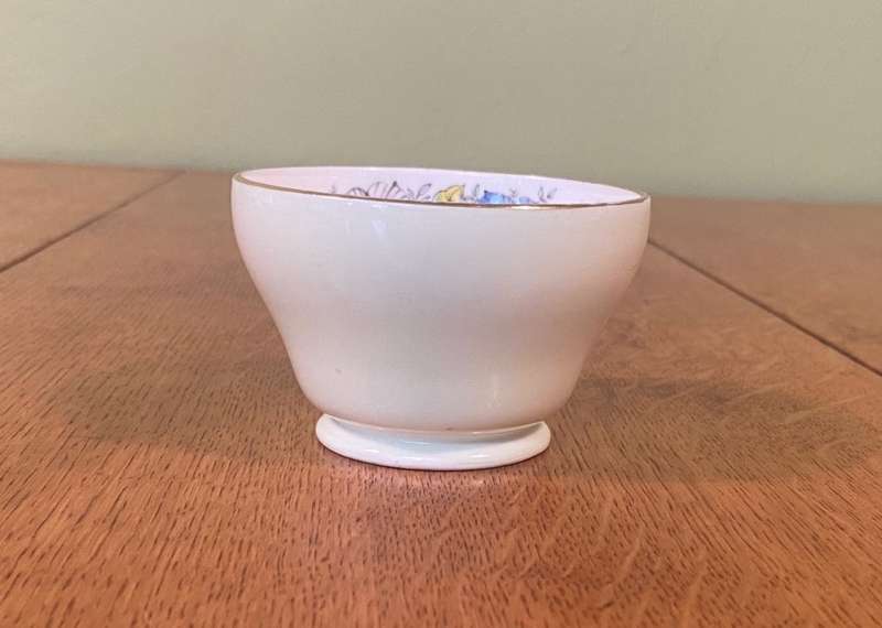 SUGAR BOWL - OPEN - ROYAL GRAFTON FINE BONE CHINA - PETUNIA - ENGLAND - FLOWERS - 80098.