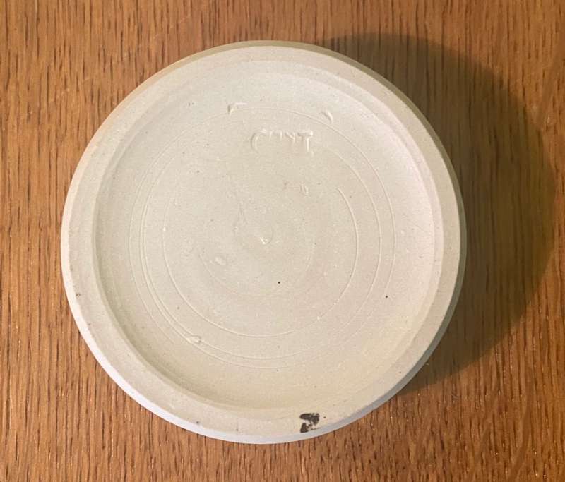TEA BAG DISPOSAL BOWL - POTTERY - SOUTH AFRICA - CUTE!! - HANDMADE.