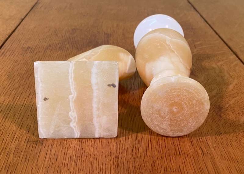 ALABASTER BUD VASE & NEFERTITI BUST - STUNNING!!!