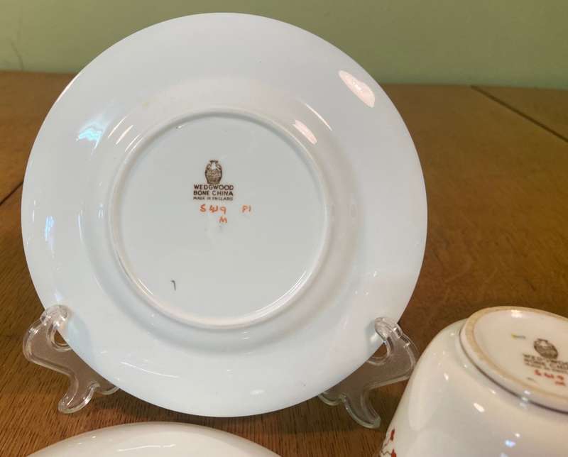 Wedgwood Autumn Coffee Set 18 Piece Trios Demitasse Expresso