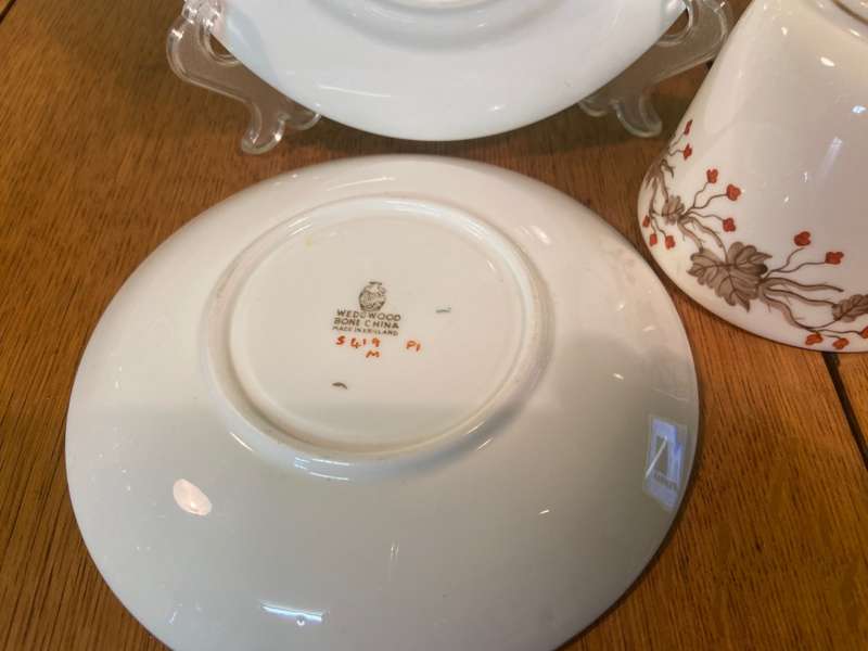 Wedgwood Autumn Coffee Set 18 Piece Trios Demitasse Expresso