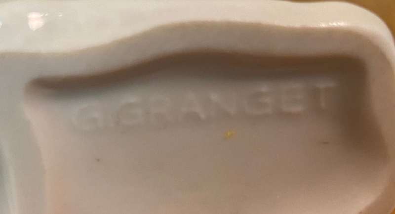 HUTSCHENREUTHER VINTAGE WHITE PORCELAIN HORSE FIGURINE - GUNTHER GRANGET - 1980