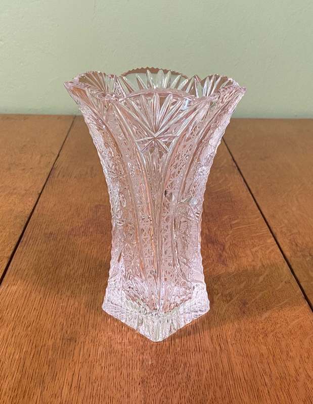 Cut Glass Vase