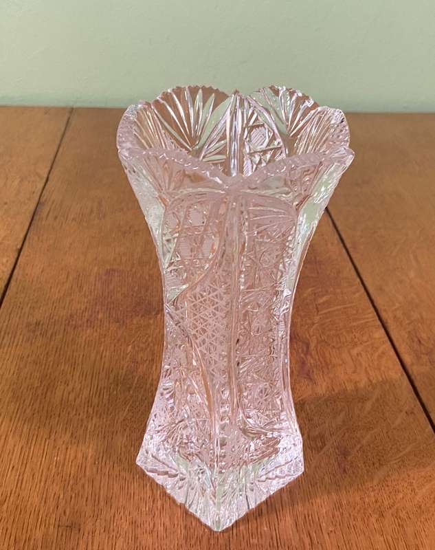 Cut Glass Vase