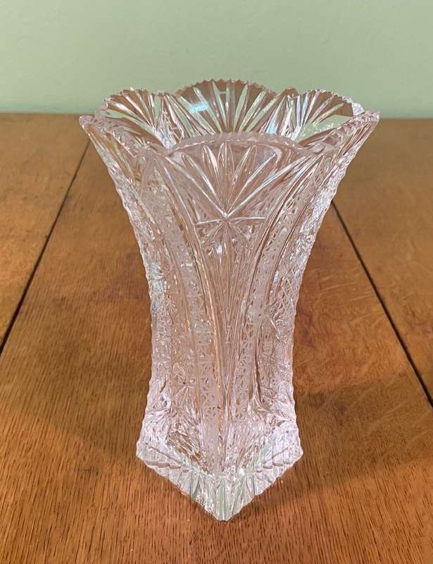 Cut Glass Vase