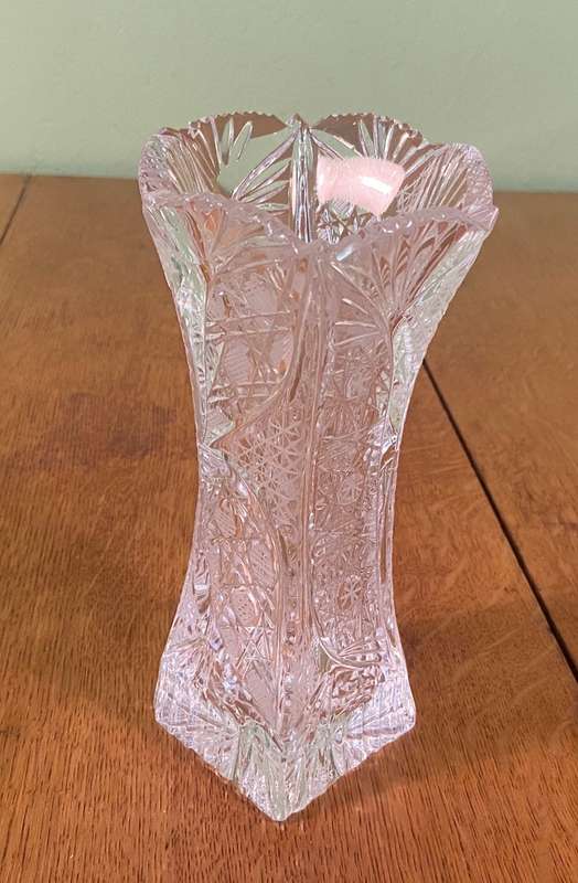 Cut Glass Vase