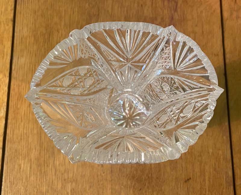 Cut Glass Vase