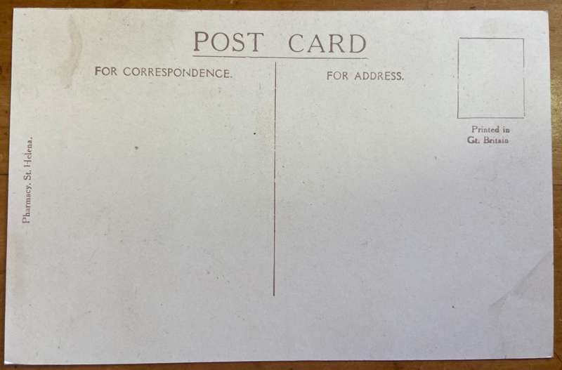 POSTCARDS POST CARDS x 3 - St. HELENA SEPIA "PHARMACY" "JACOBS LADDER" JAMESTOWN DIANA'S PEAK scarce