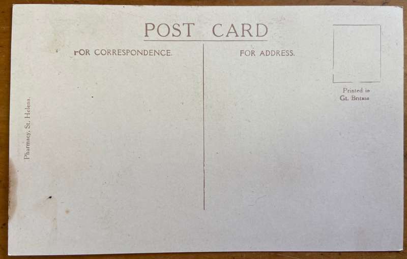 POSTCARDS POST CARDS x 3 - St. HELENA SEPIA "PHARMACY" "JACOBS LADDER" JAMESTOWN DIANA'S PEAK scarce