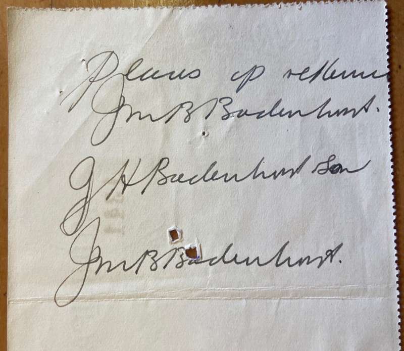CHEQUE STANDARD BANK of SA MUNICIPALITY ODENDAALSRUST ORANGE FREE STATE 1952 BARCLAYS BANK LADYBRAND
