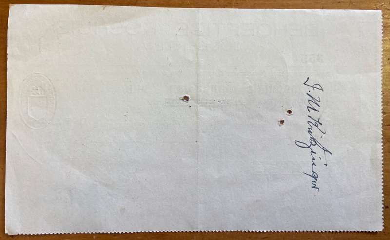 CHEQUE BARCLAYS (DCO) THE NATIONAL BANK OF SOUTH AFRICA LIMITED  1943 PROMISSORY NOTE JOUBERTINA