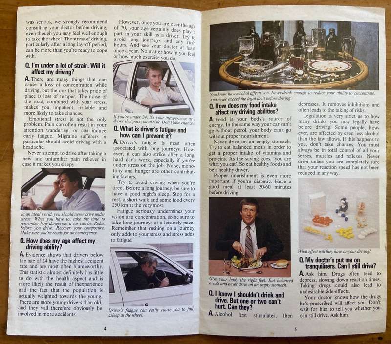 SHELL BOOKLET - THE DRIVER'S HEALTH BOOK - SHELL ANSWER BOOK No. 20 SA Accident & Traffic Medicine
