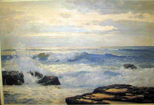PARAVANO, DINO~~~~Awesome Seascape~~~Famous SA Artist living in the USA~~~ Valuable Investment!