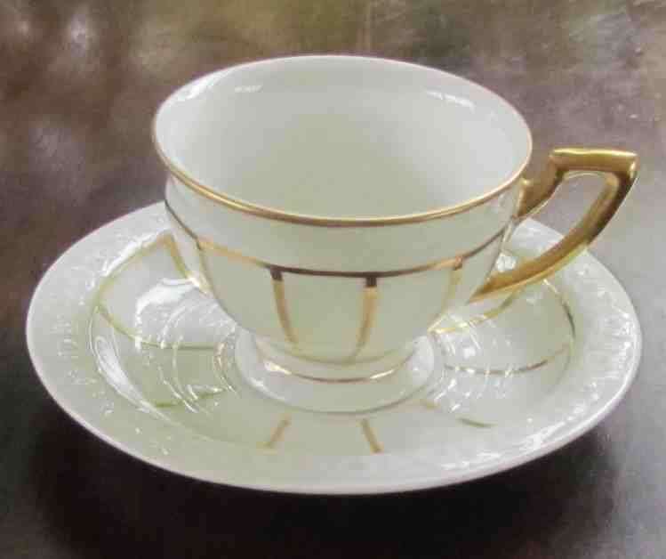 ROSENTHAL Demitasse Cup & Saucer=Maria Pattern=MAGNIFICENT & perfect!!