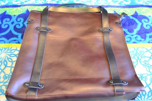 *J* Men's Large Capacity PU Leather Business Shoulder Bag_Briefcase