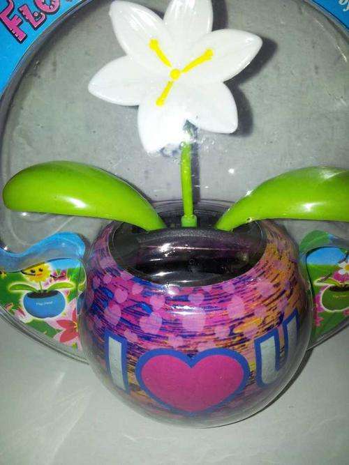 Solar Powered Flower Pot (In Stock)