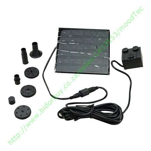 7V 1.2 Watt Solar Power Water Pump Garden Fountain