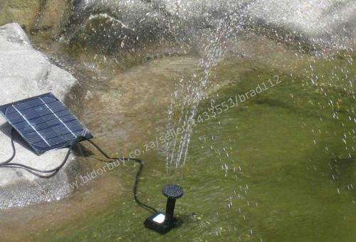 7V 1.2 Watt Solar Power Water Pump Garden Fountain