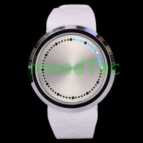 Unisex Touch Screen Bright Blue LED Watch