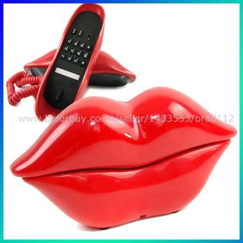 Sexy Red Lip Wired Telephone (In Stock)