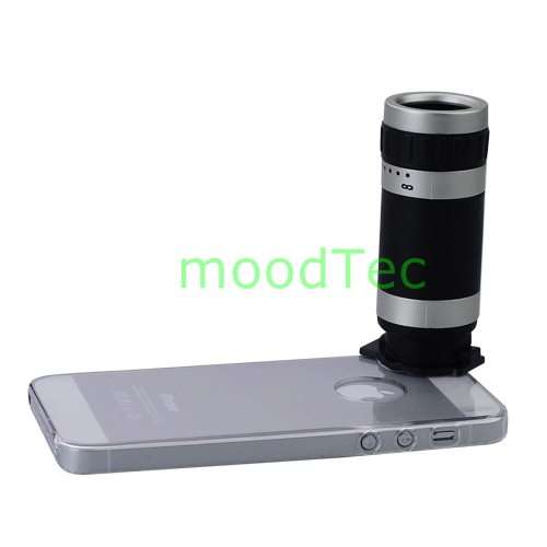 6X Zoom Lens Telescope + Back Case for iPhone 5 (In Stock)