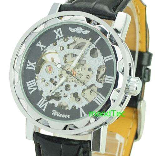 Winner Transparent Skeleton Mechanical Watch