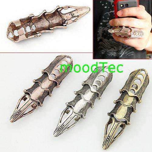 Unisex Goth Rock Finger Armour Ring