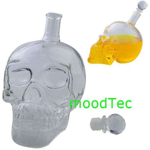 500ml Glass Skull Decanter (In Stock)