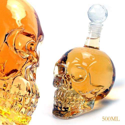 500ml Glass Skull Decanter