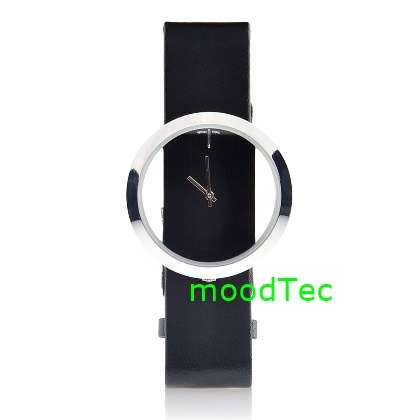 Stylish Vintage Transparent Glass Dial Fashion Quartz Watch