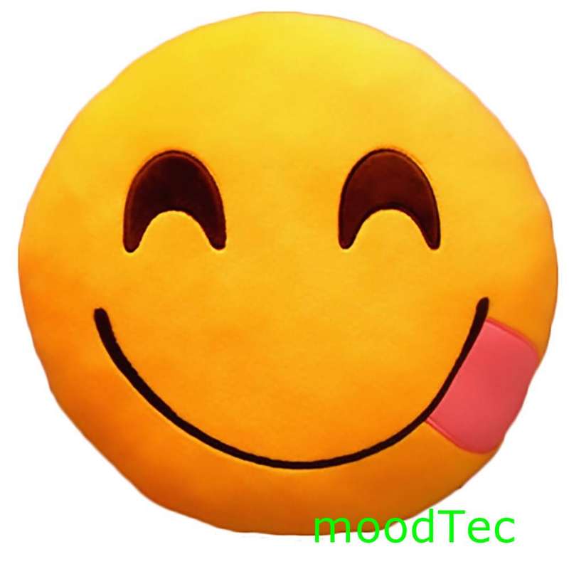 QQ Emoji Emoticon Cushion Throw Pillow - Hungry (In Stock)
