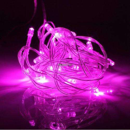 2M USB 20 LED Fairy String Lights Party Decoration - Plugs into USB port - Pink